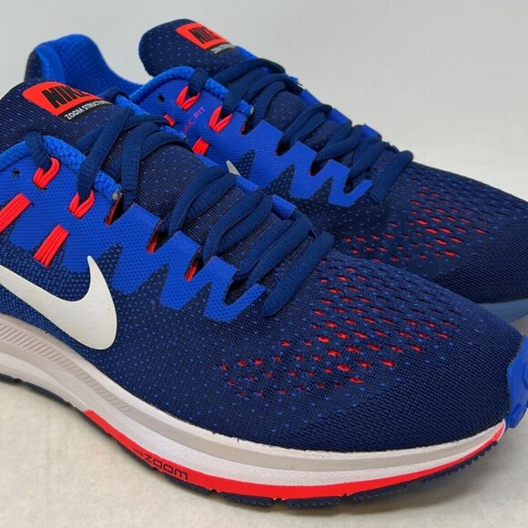Mens Nike Air Zoom Structure 20 Size 10.5 44.5 (Binary Blue/ White Hyper Cobalt) - Picture 1 of 13